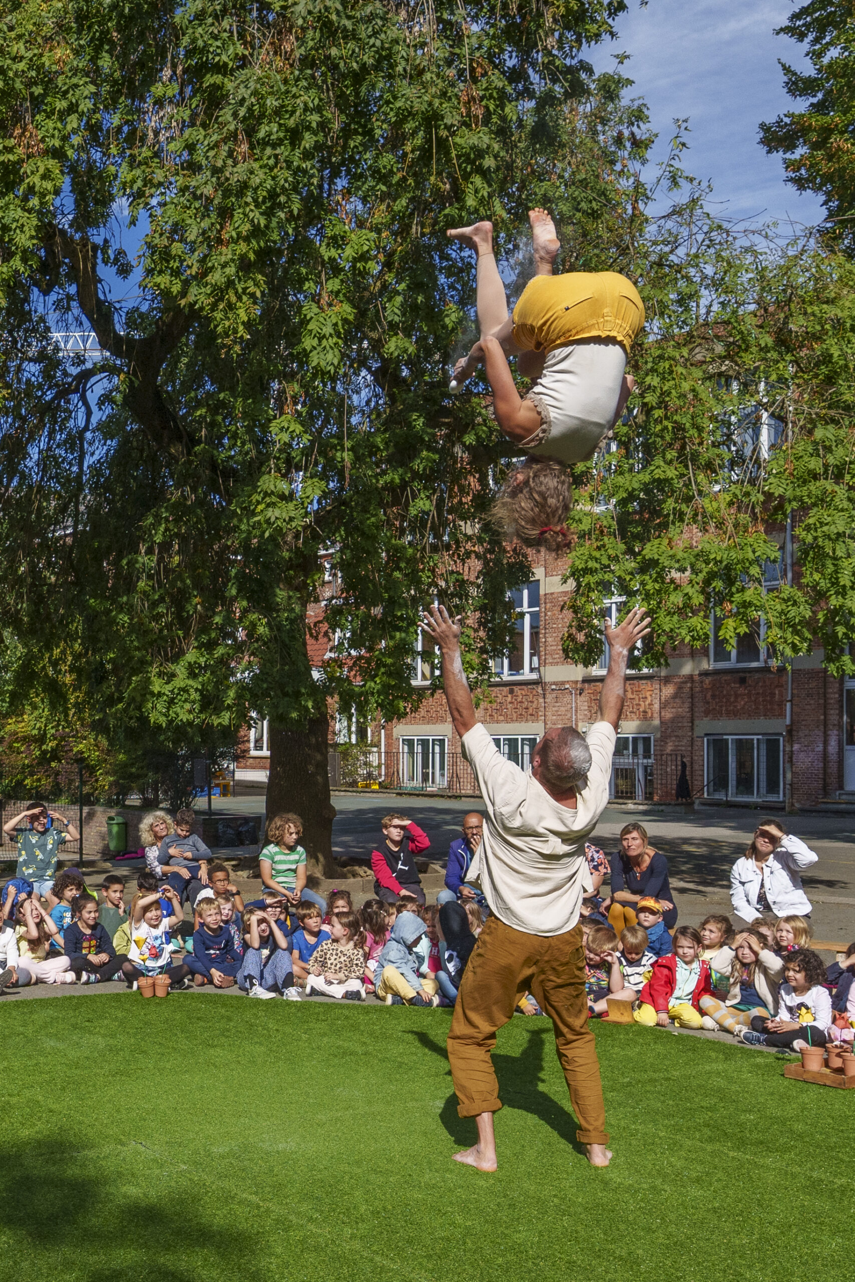 Le syndrome du bourdon-compagnie balancetoi - acrobatie - salto - Philippe Stalins